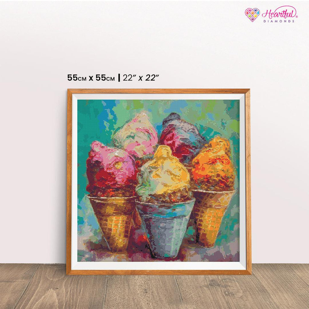 Artistic Pastel Delights-Diamond Painiting Kit-Heartful Diamonds
