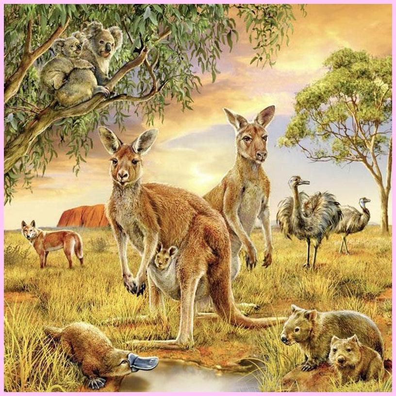 Aussie Outback-Diamond Painting Kit-Heartful Diamonds