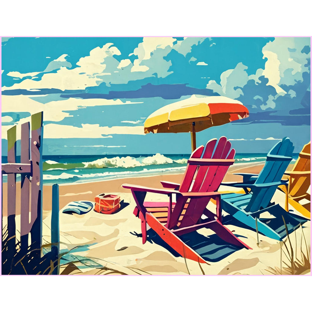 Beach Paradise-Diamond Painting Kit-Heartful Diamonds