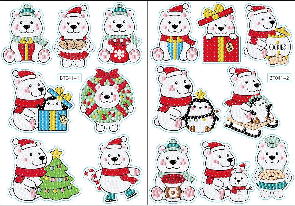 Christmas Stickers Diamond Art-Heartful Diamonds