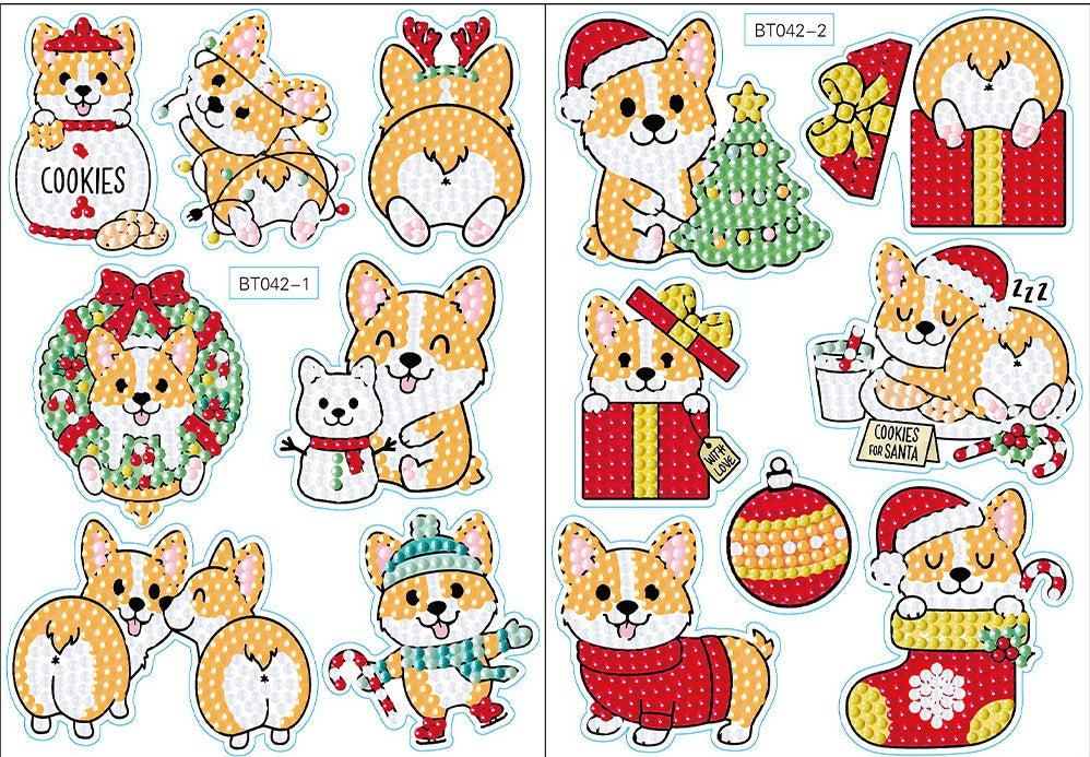 Christmas Stickers Diamond Art-Heartful Diamonds