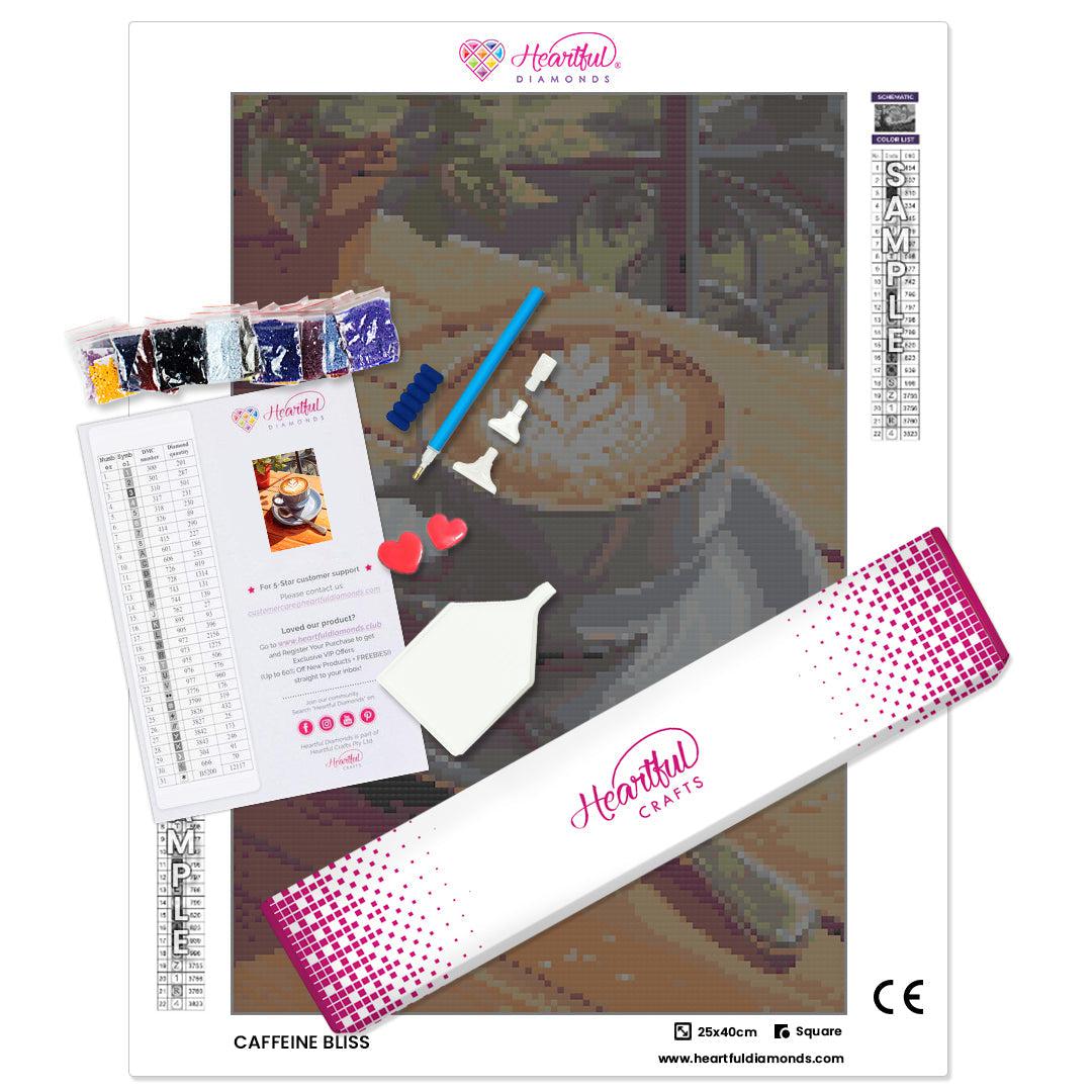Caffeine Bliss-Diamond Painiting Kit-Heartful Diamonds