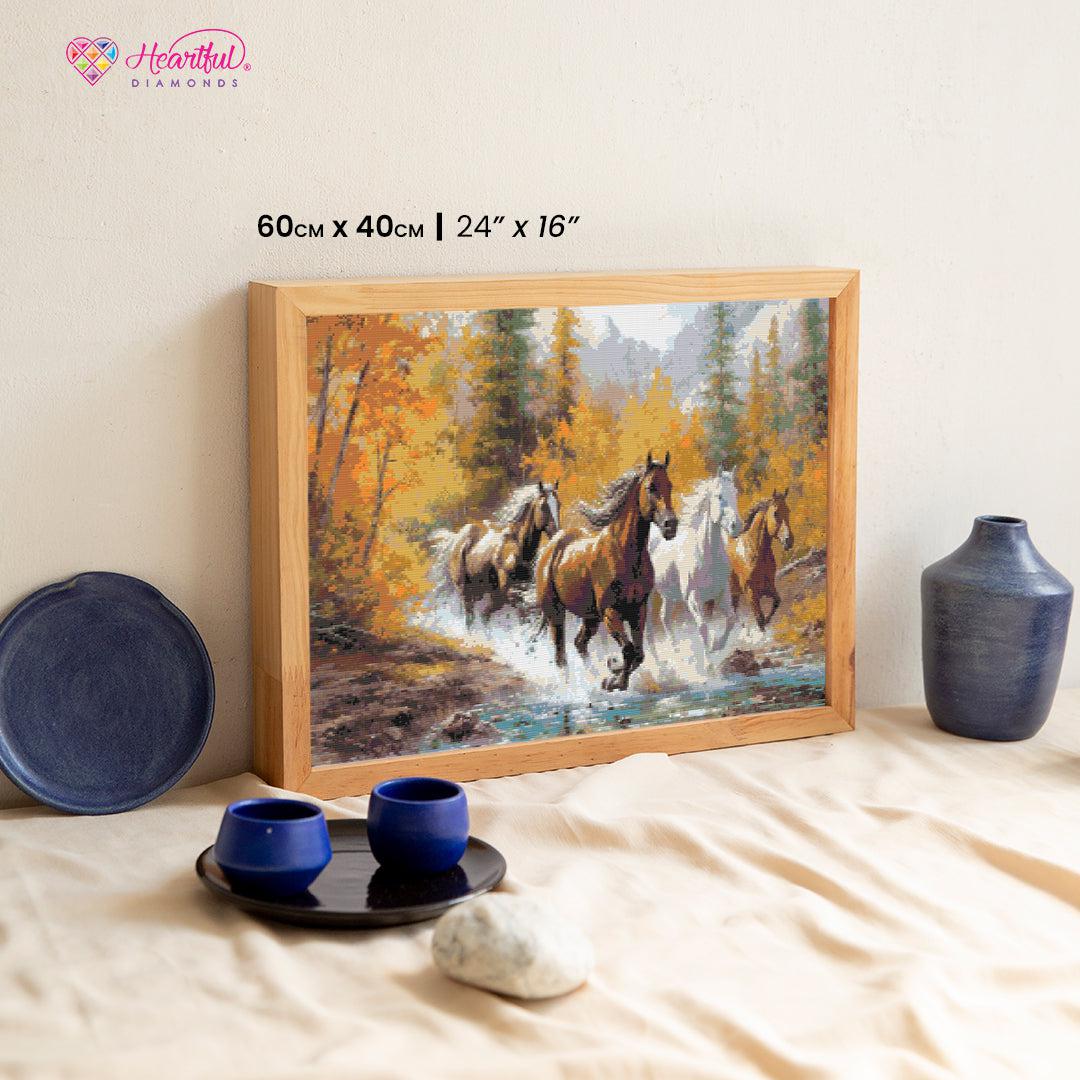 5d Diamond Crystal Porcelain Luxury With Frame Animal Scenery Good Luck  Design Round Living Room Decoration Wall Painting - Buy 5d Diamond Crystal  Porcelain Luxury With Frame Animal Scenery Good Luck Design