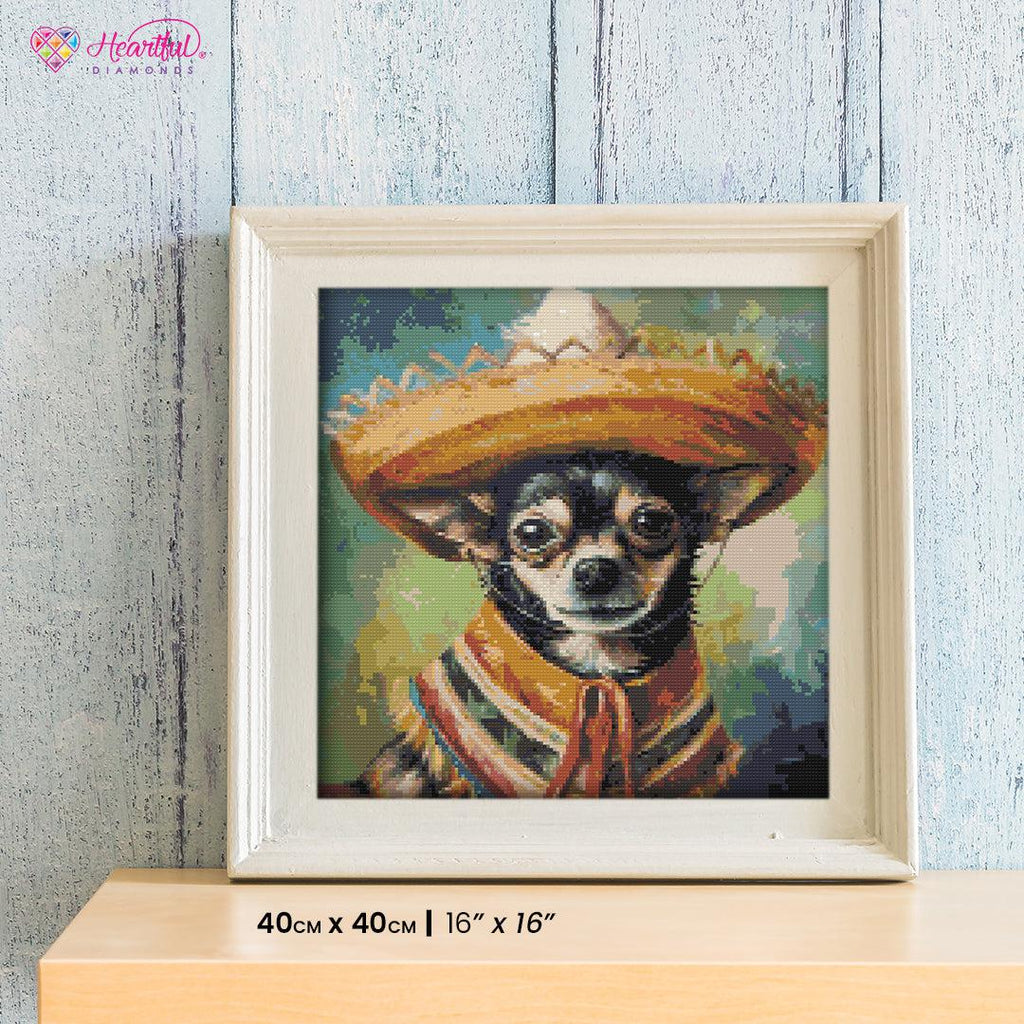 Chihuahua Loco Diamond Painting Kit-Heartful Diamonds