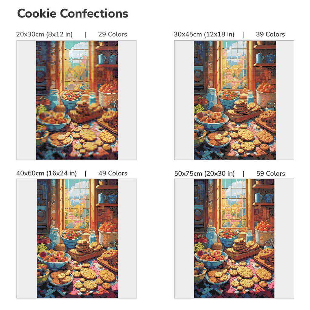 Cookie Confections-Diamond Painiting Kit-Heartful Diamonds