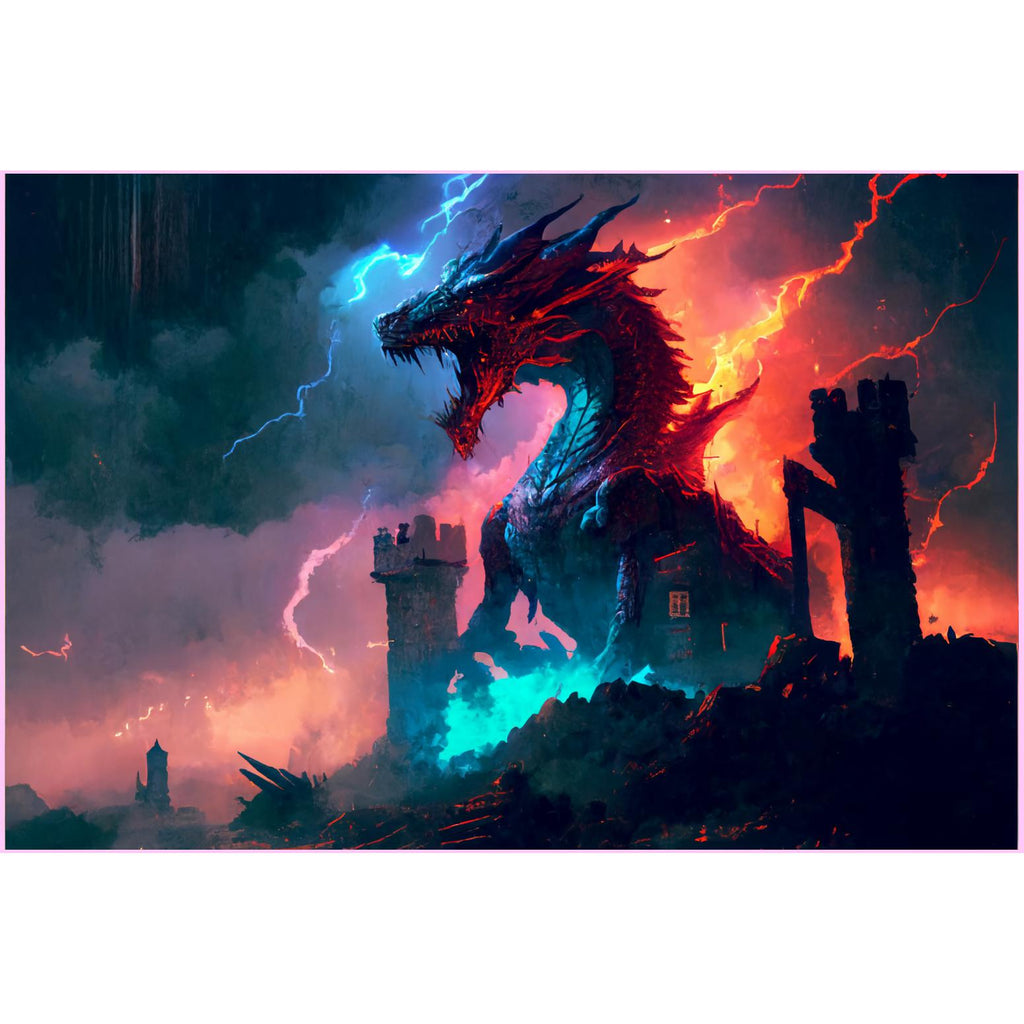 Defender Dragon-Diamond Painting Kit-Heartful Diamonds