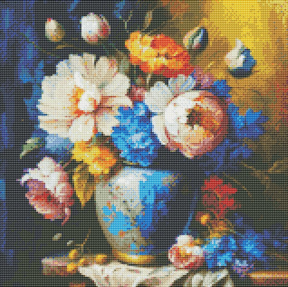 Bouquet of Bright Blooms-Diamond Painting Kit-Heartful Diamonds