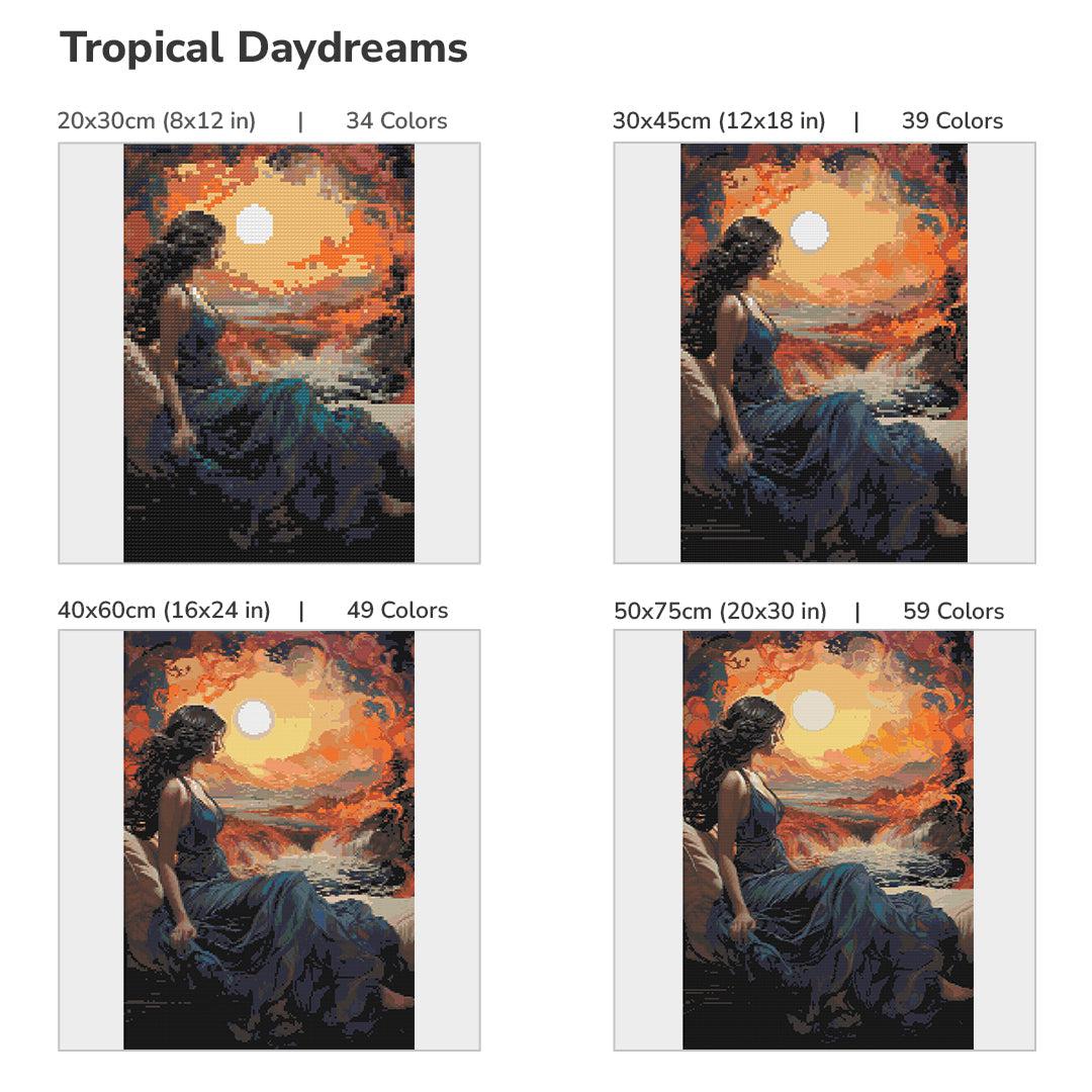 Tropical Daydreams-Diamond Painiting Kit-Heartful Diamonds