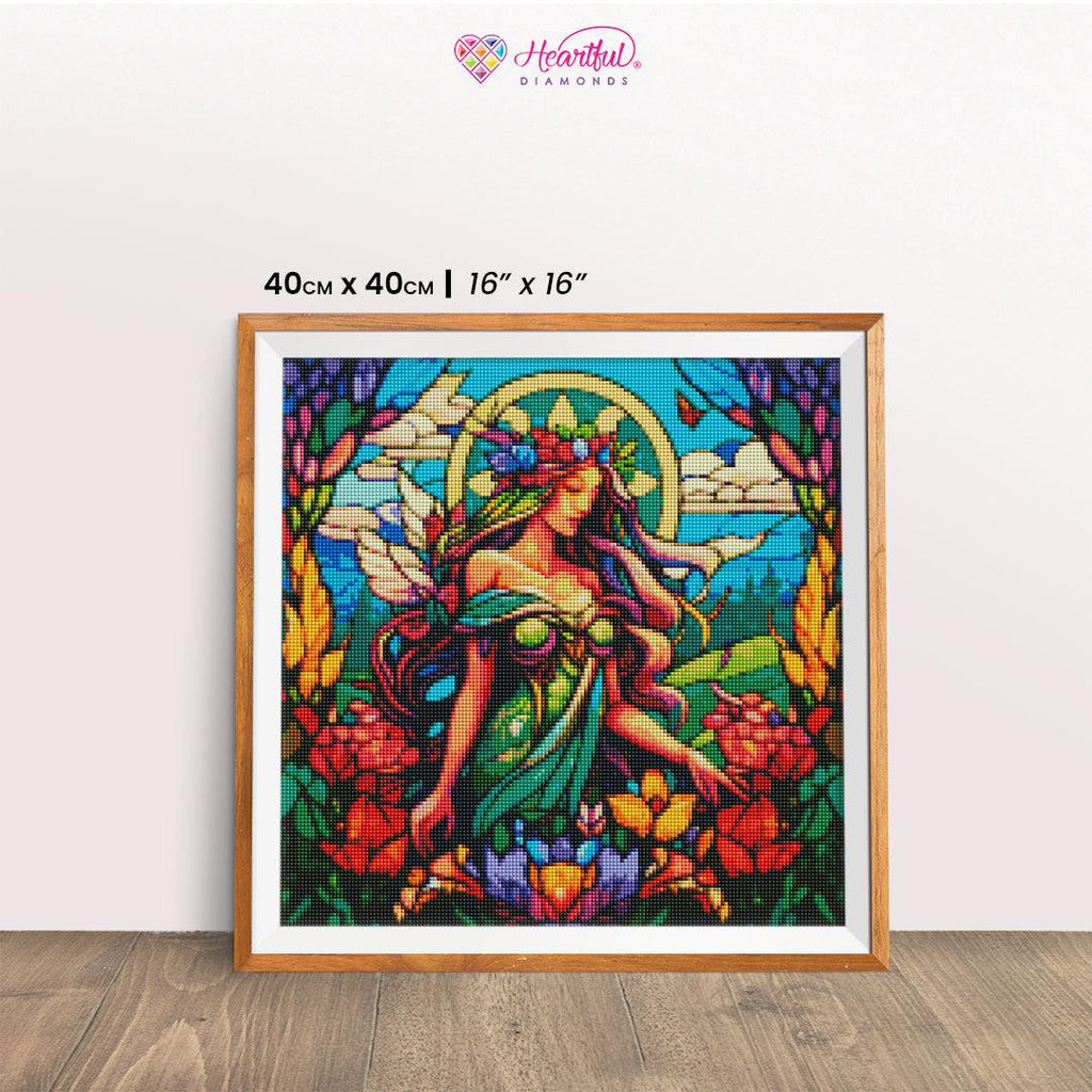 Goddess of Springtime-Diamond Painting Kit-Heartful Diamonds