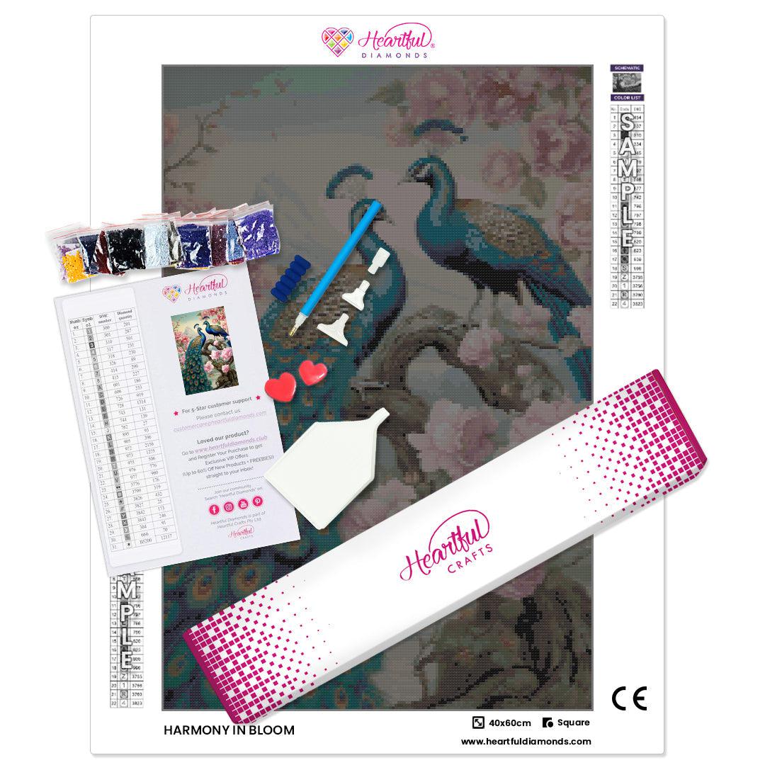 Harmony in Bloom Diamond Painting Kit-Heartful Diamonds