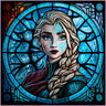 Ice Queen Stained Glass-Diamond Painting Kit-Heartful Diamonds