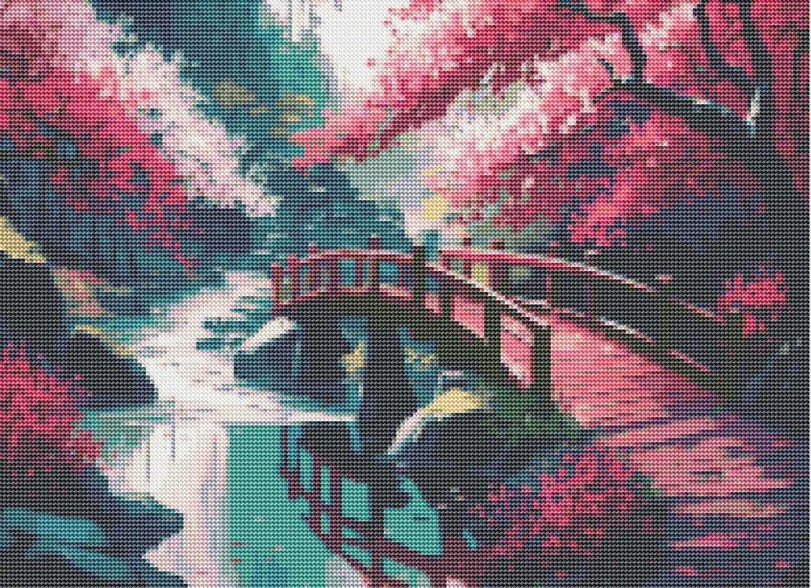 Sakura Dream-Diamond Painting Kit-Heartful Diamonds