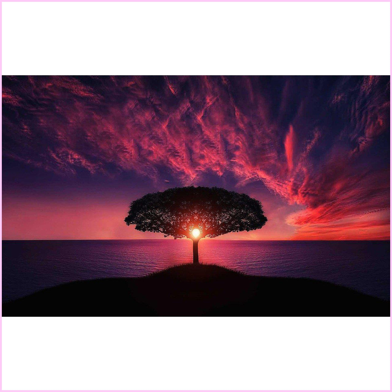 Lavender Sunset-Diamond Painting Kit-Heartful Diamonds