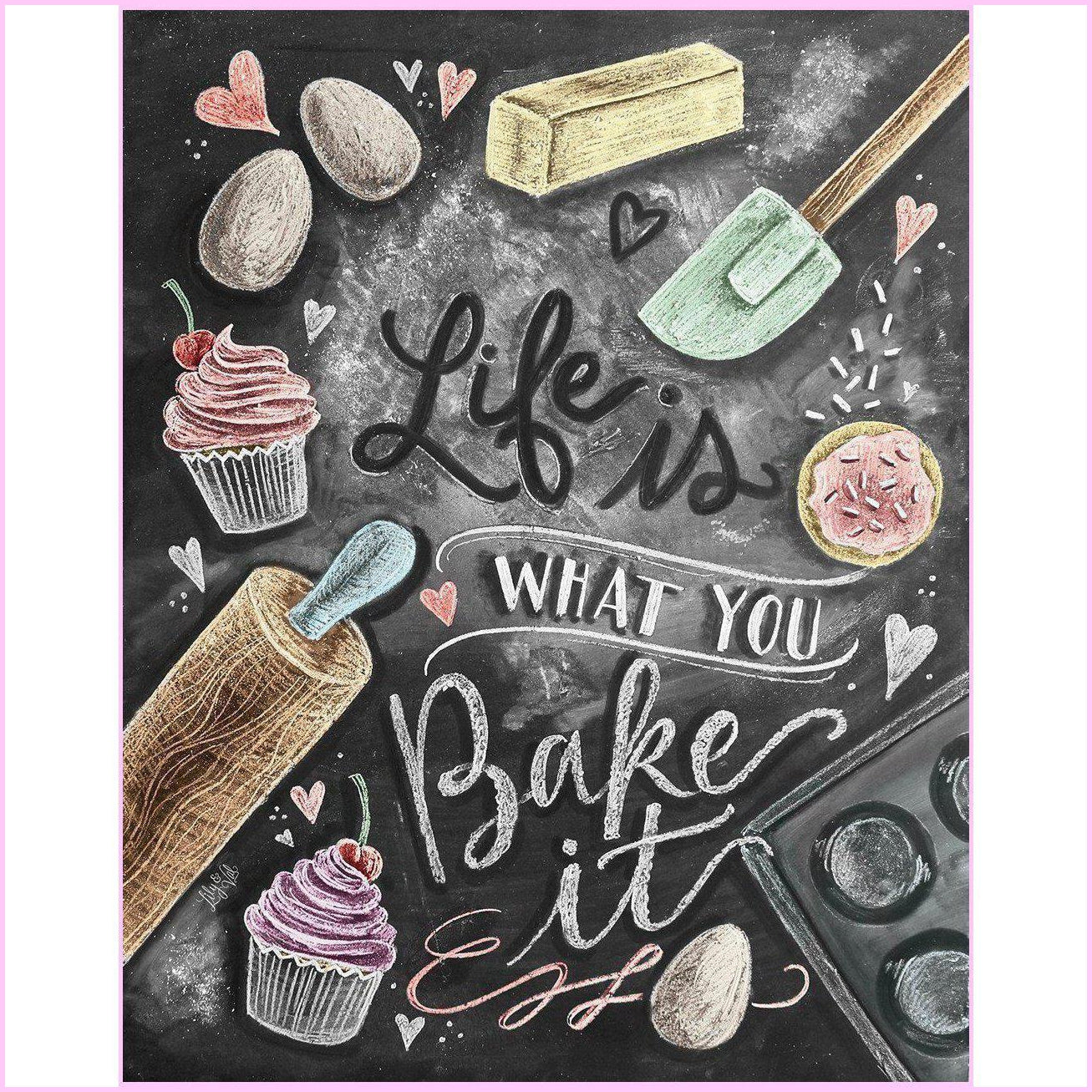 Life is What You Bake It-Diamond Painting Kit-Heartful Diamonds