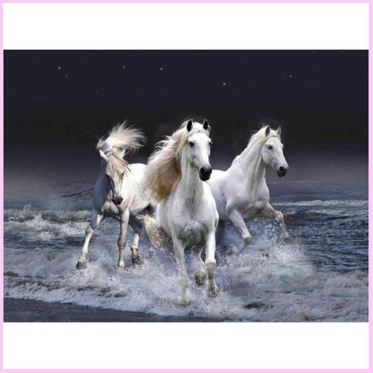 Midnight Gallop-Diamond Painting Kit-Heartful Diamonds