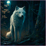 Moonlit Forest Wolf-Diamond Painting Kit-Heartful Diamonds