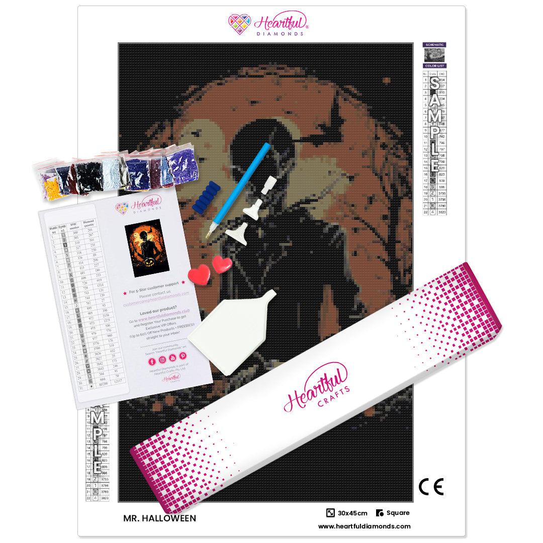 Mr. Halloween Diamond Painting Kit-30x45cm (12x18 in)-Heartful Diamonds