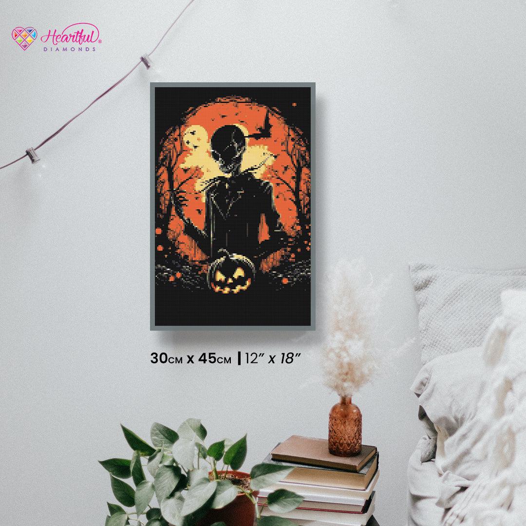 Mr. Halloween Diamond Painting Kit-30x45cm (12x18 in)-Heartful Diamonds