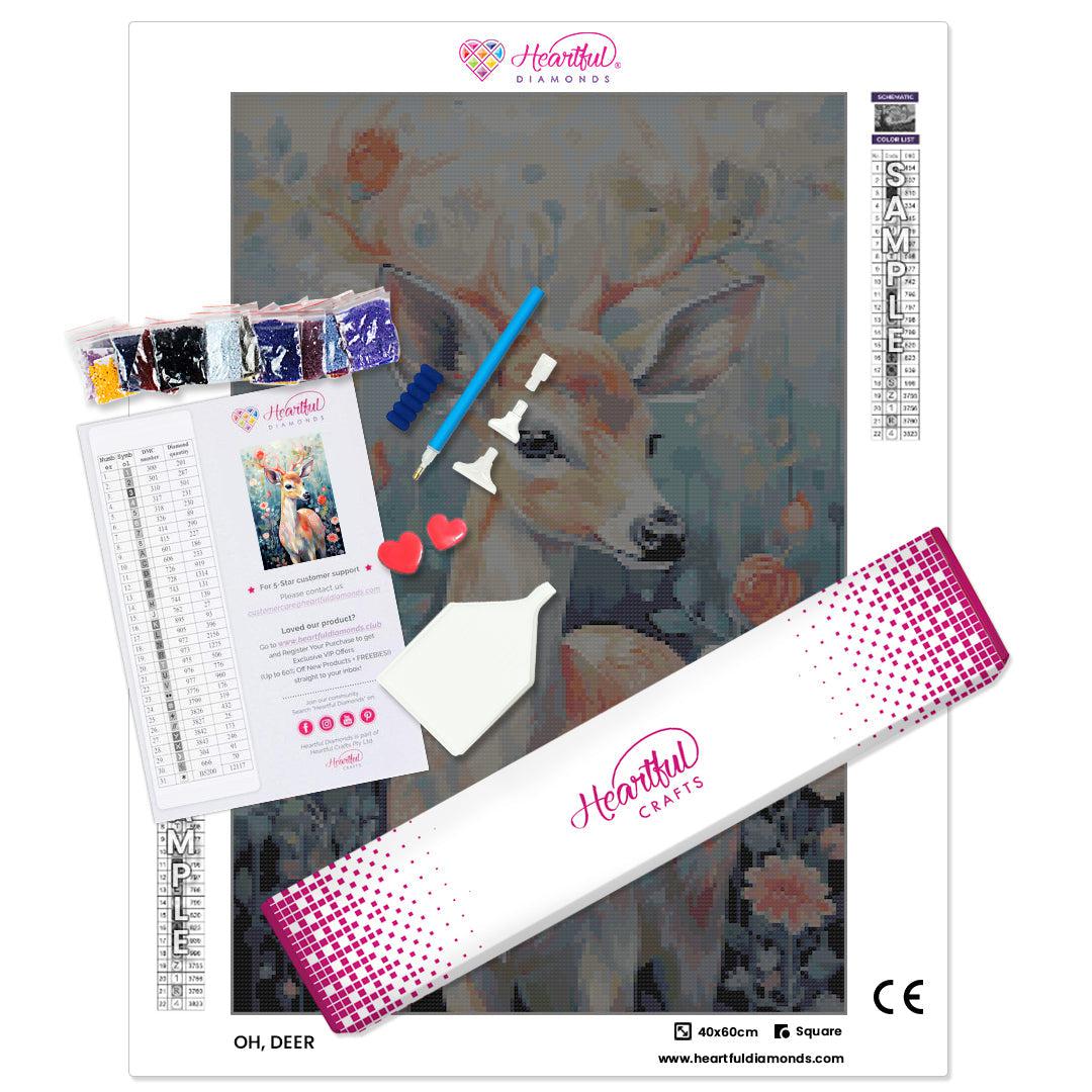 Oh, Deer! Diamond Painting Kit-Heartful Diamonds