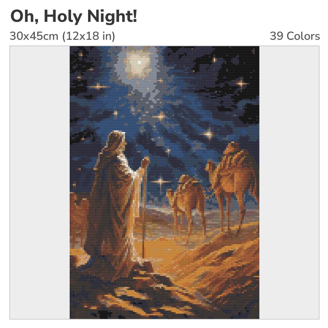 Oh, Holy Night Diamond Painting Kit-30x45cm (12x18 in)-Heartful Diamonds