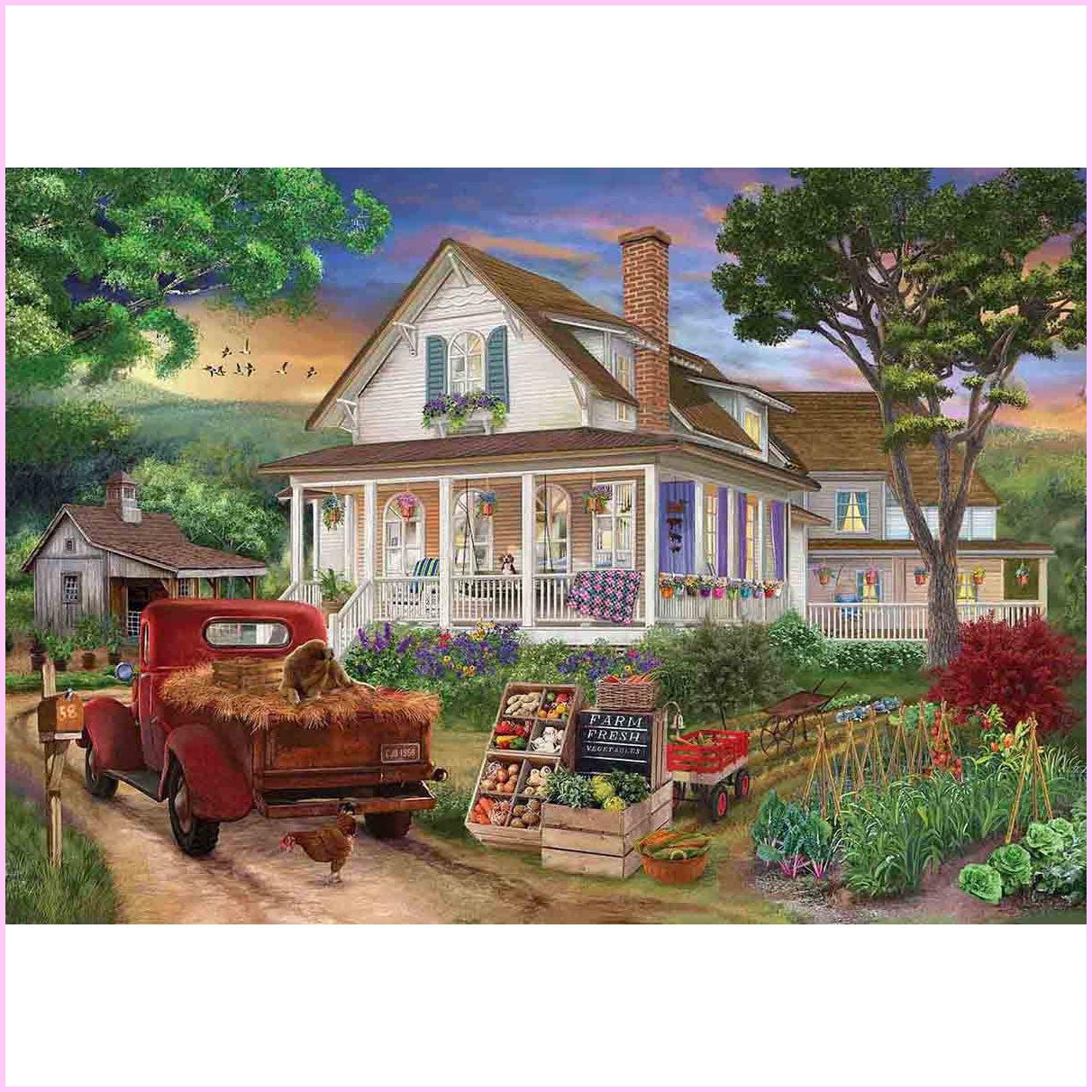 Our Country Home-Diamond Painting Kit-Heartful Diamonds