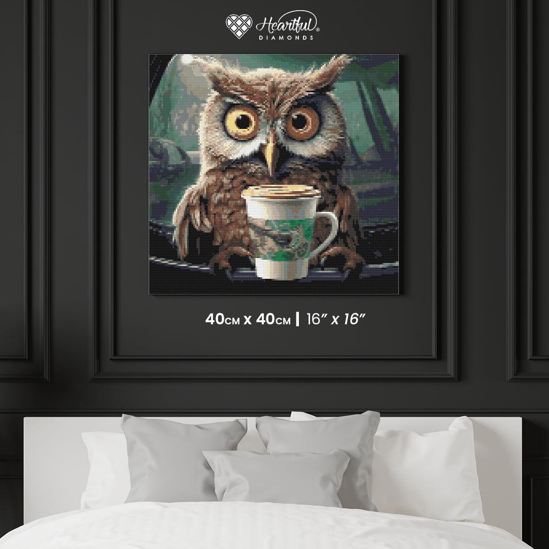 Resting Owl - Paint with Diamonds – All Diamond Painting