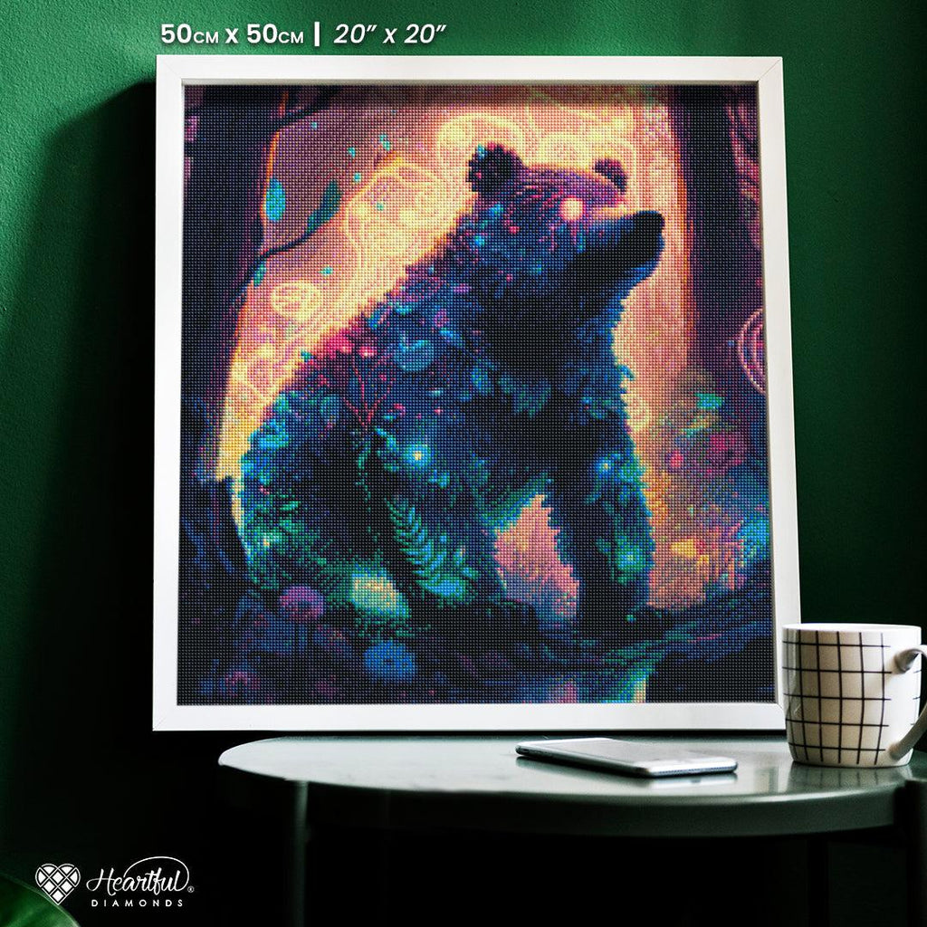 Enchanted Bear Adventure-Diamond Painting Kit-Heartful Diamonds