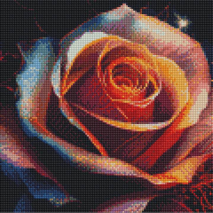 Sparkling Rose-Diamond Painting Kit-Heartful Diamonds