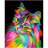 Rainbow Cat (Portrait)-Diamond Painting Kit-Heartful Diamonds