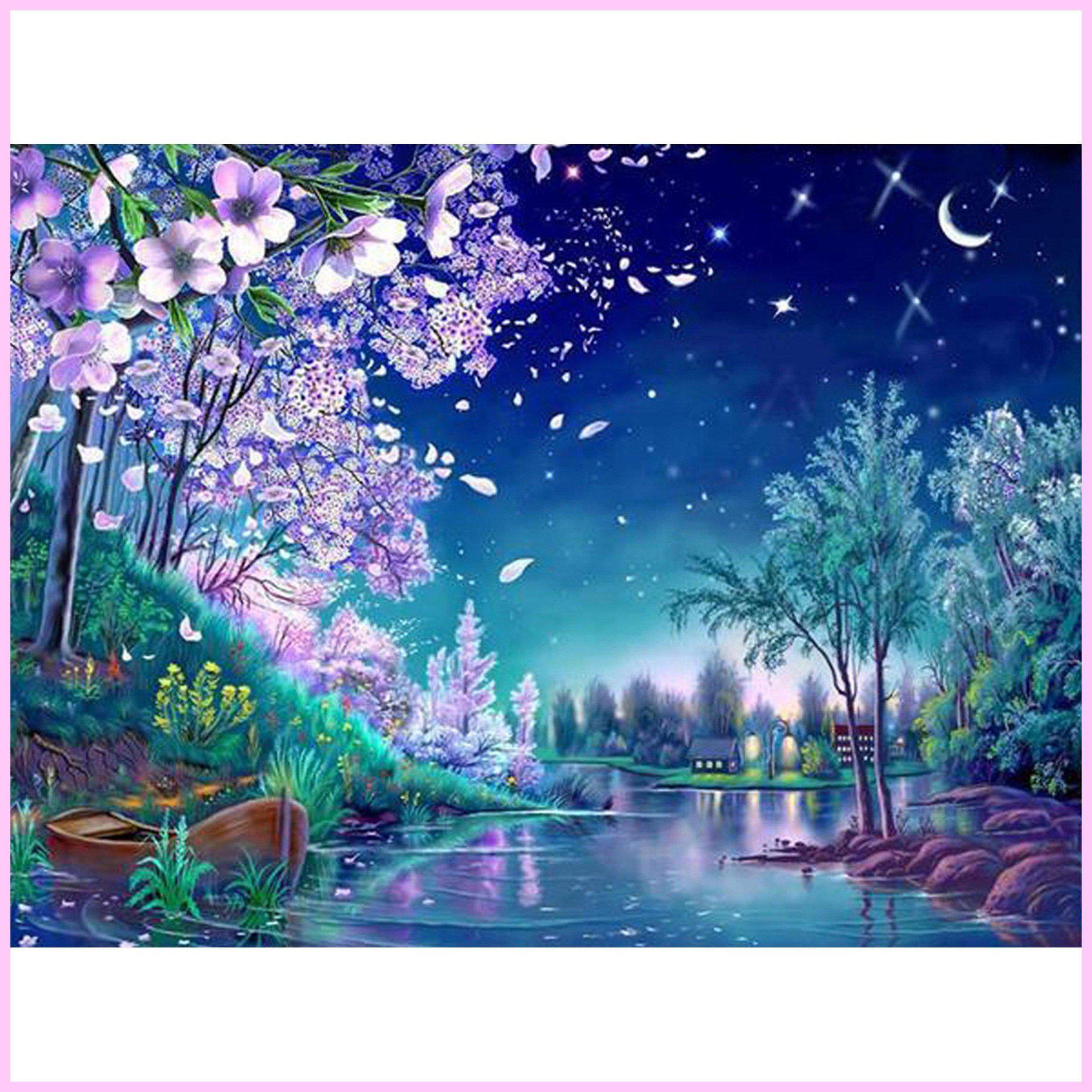 Midsummer Night-Diamond Painting Kit-Heartful Diamonds