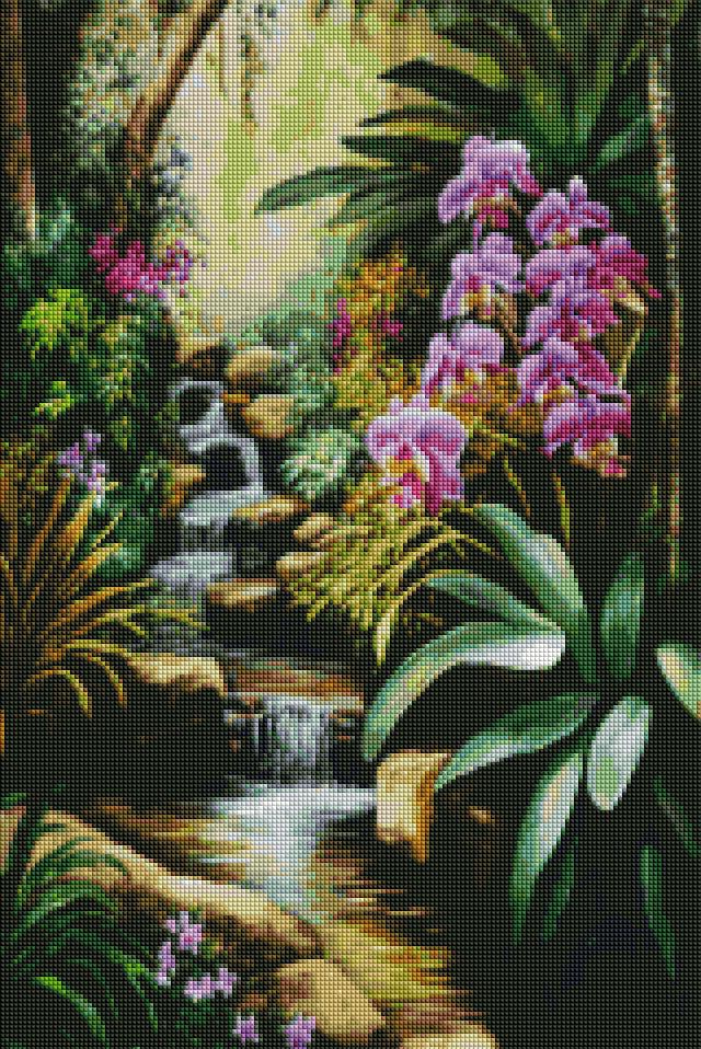 Tropical Oasis-Diamond Painting Kit-Heartful Diamonds