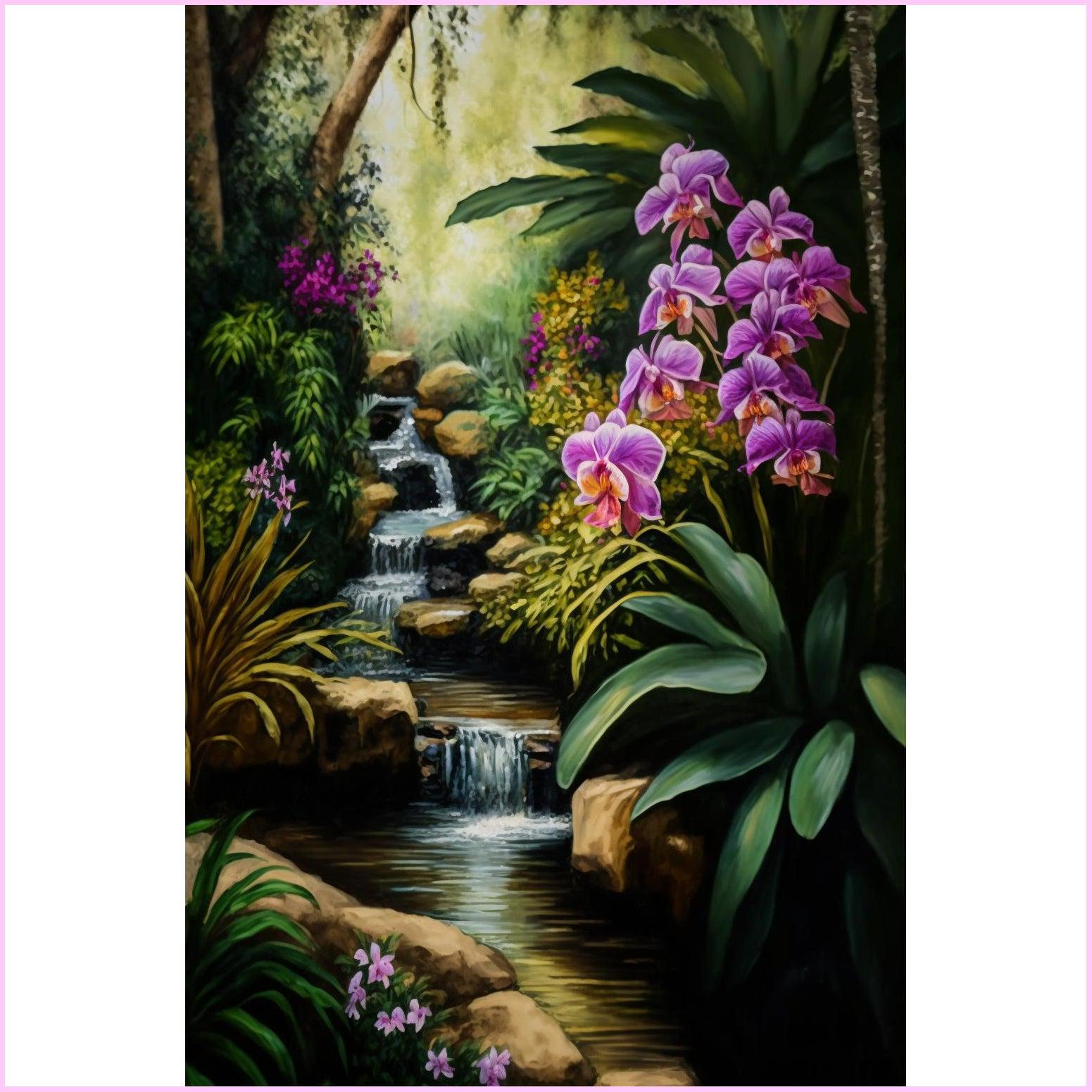 Tropical Oasis-Diamond Painting Kit-Heartful Diamonds