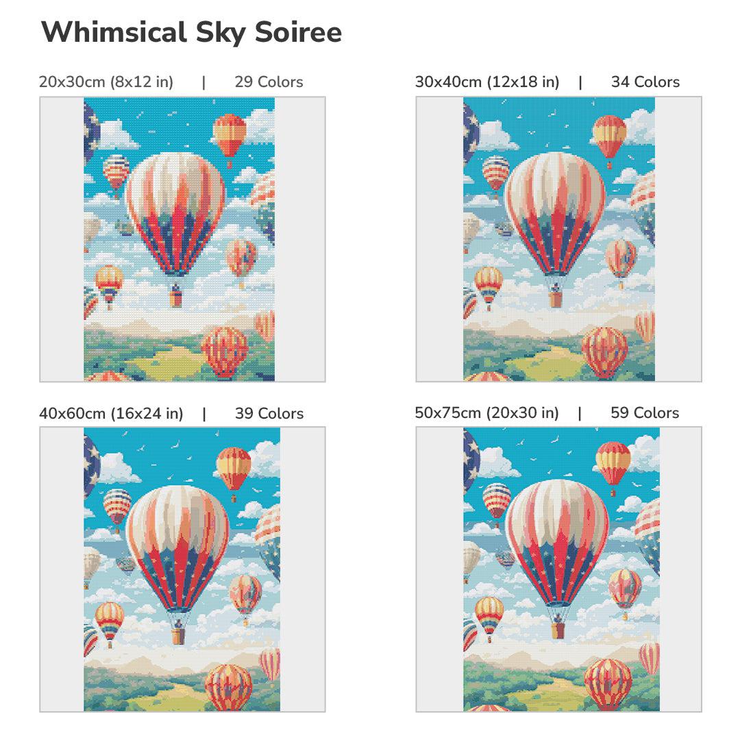 Whimsical Sky Soiree-Diamond Painiting Kit-Heartful Diamonds