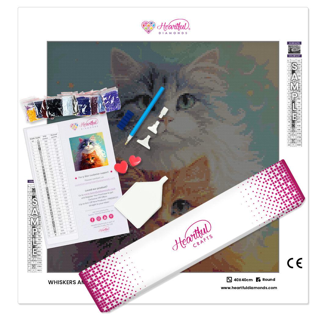 Whiskers Among the Clouds Diamond Painting Kit-Heartful Diamonds