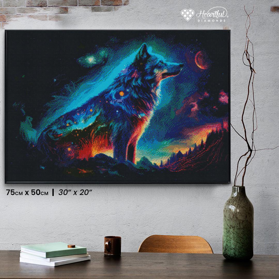 Wolf Love- Diamond Painting - Paint Vibe