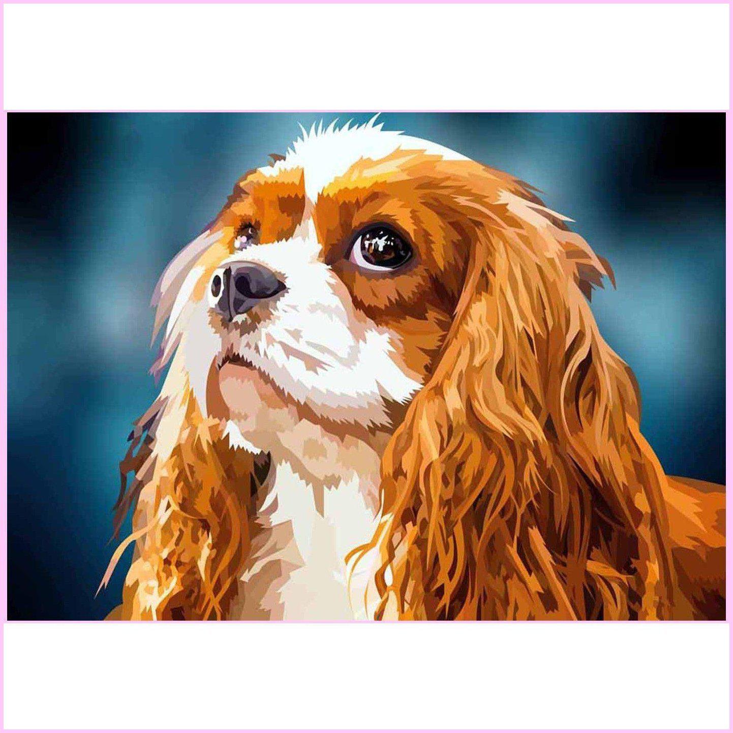 Adorable Cocker Spaniel-Diamond Painting Kit-Heartful Diamonds