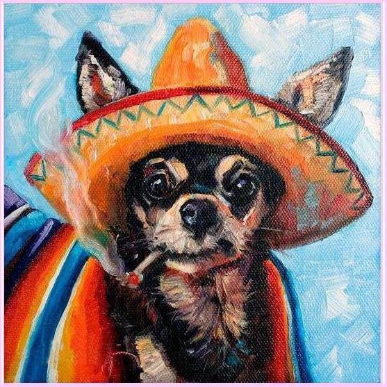 Ay! Chihuahua-Diamond Painting Kit-Heartful Diamonds