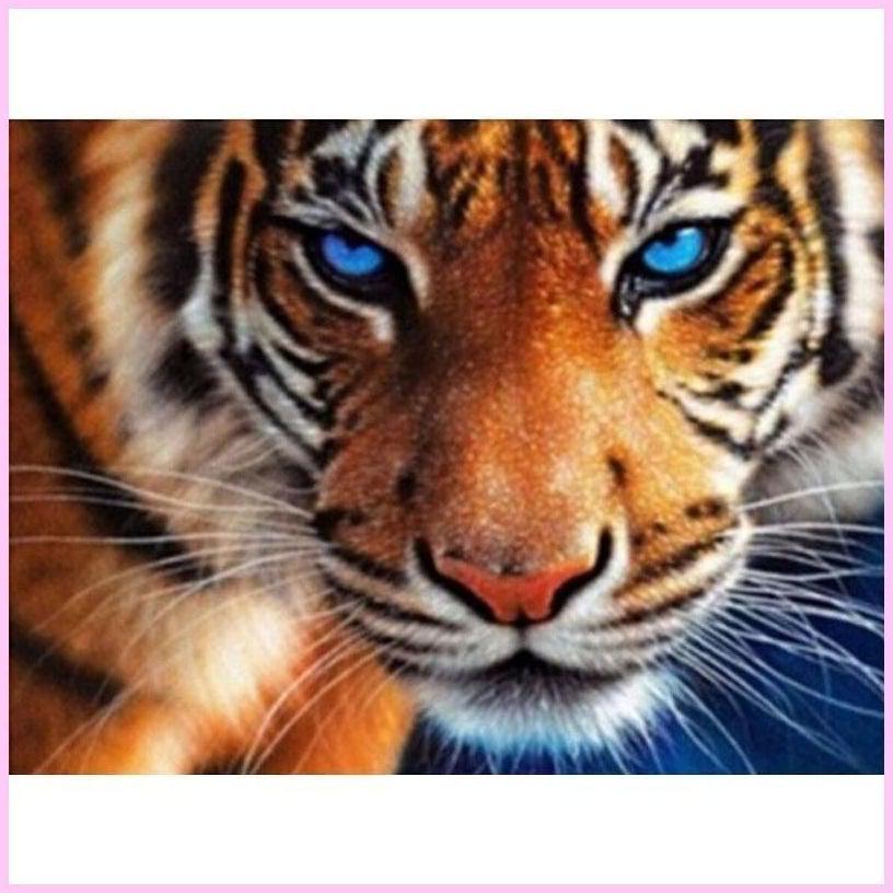 Eye of the Tiger-Diamond Painting Kit-Heartful Diamonds