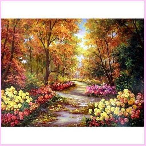 A Dream of Autumn-Diamond Painting Kit-Heartful Diamonds