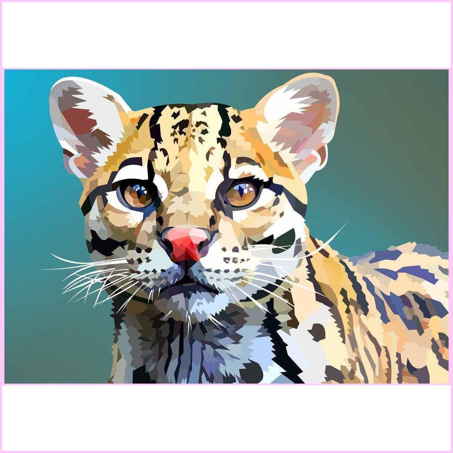 Dreamy Ocelot-Diamond Painting Kit-Heartful Diamonds