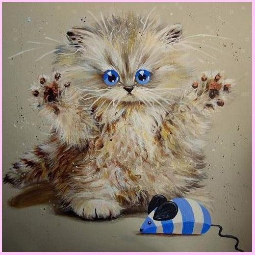 Floofy Cats Collection - Kittens-Diamond Painting Kit-Heartful Diamonds