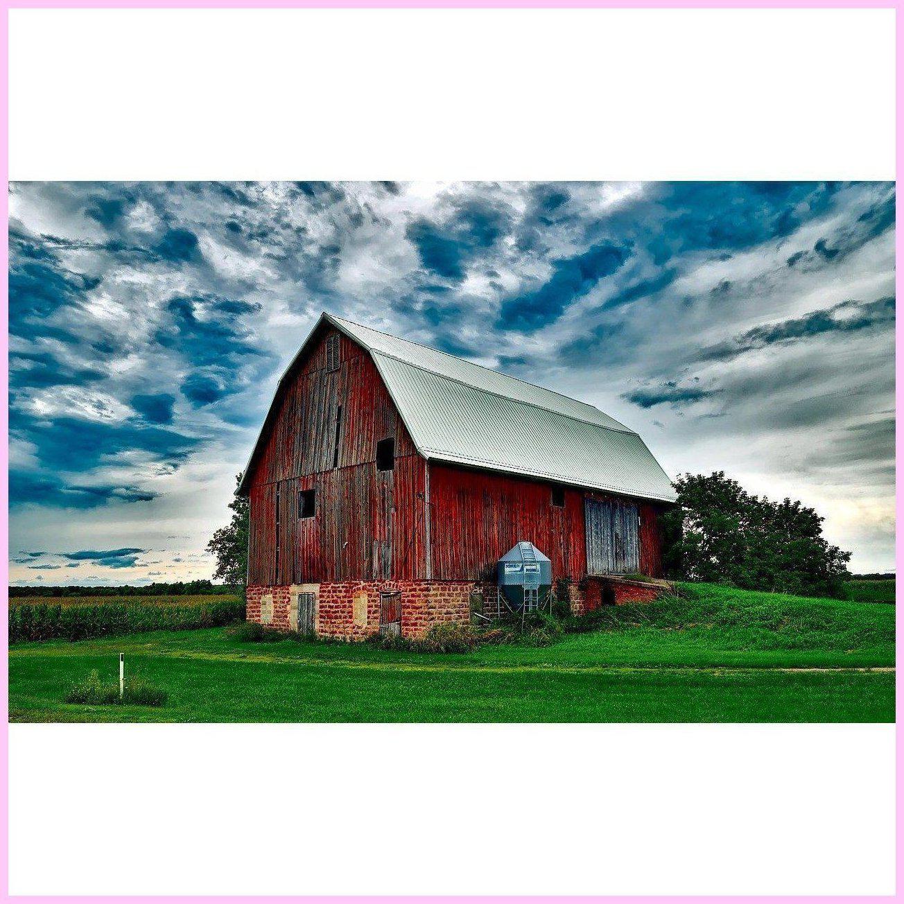 Gloomy Day at the Farm-Diamond Painting Kit-Heartful Diamonds