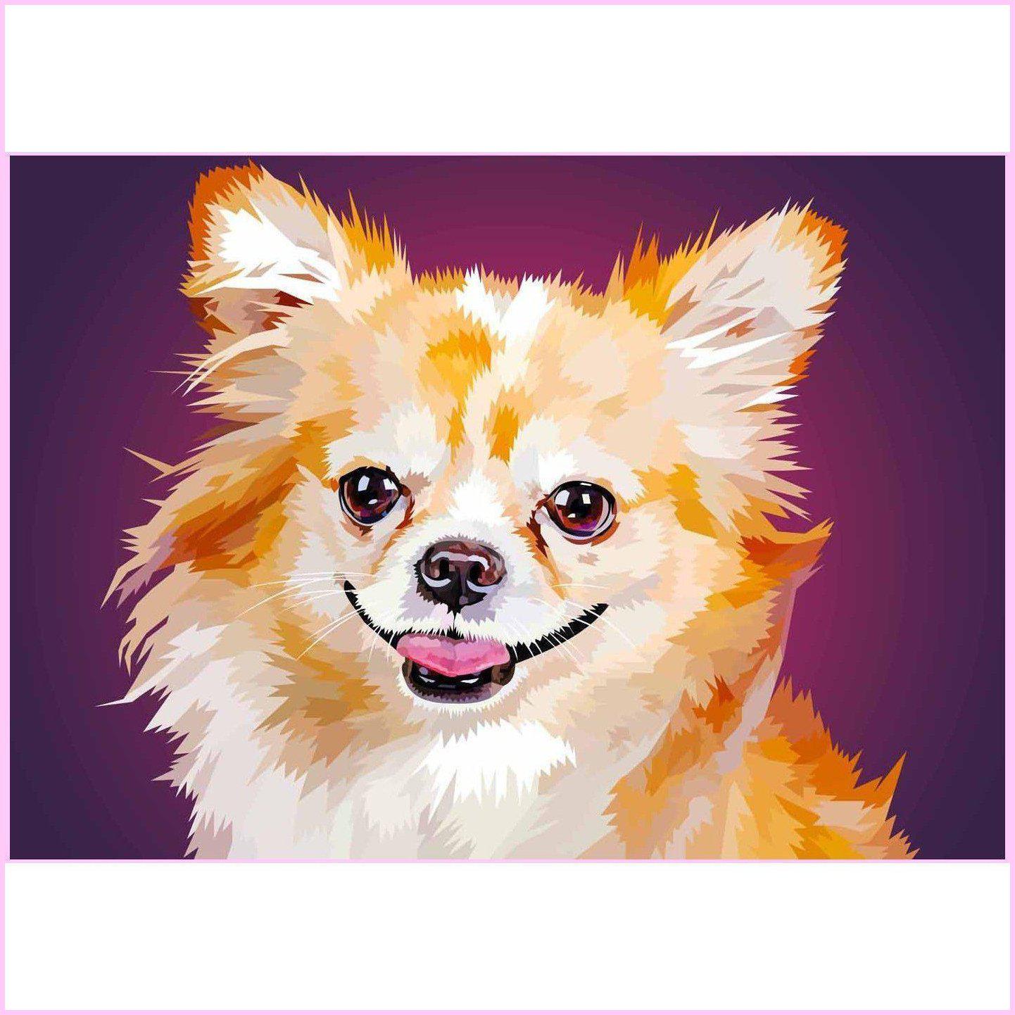 Glowing Chihuahua-Diamond Painting Kit-Heartful Diamonds