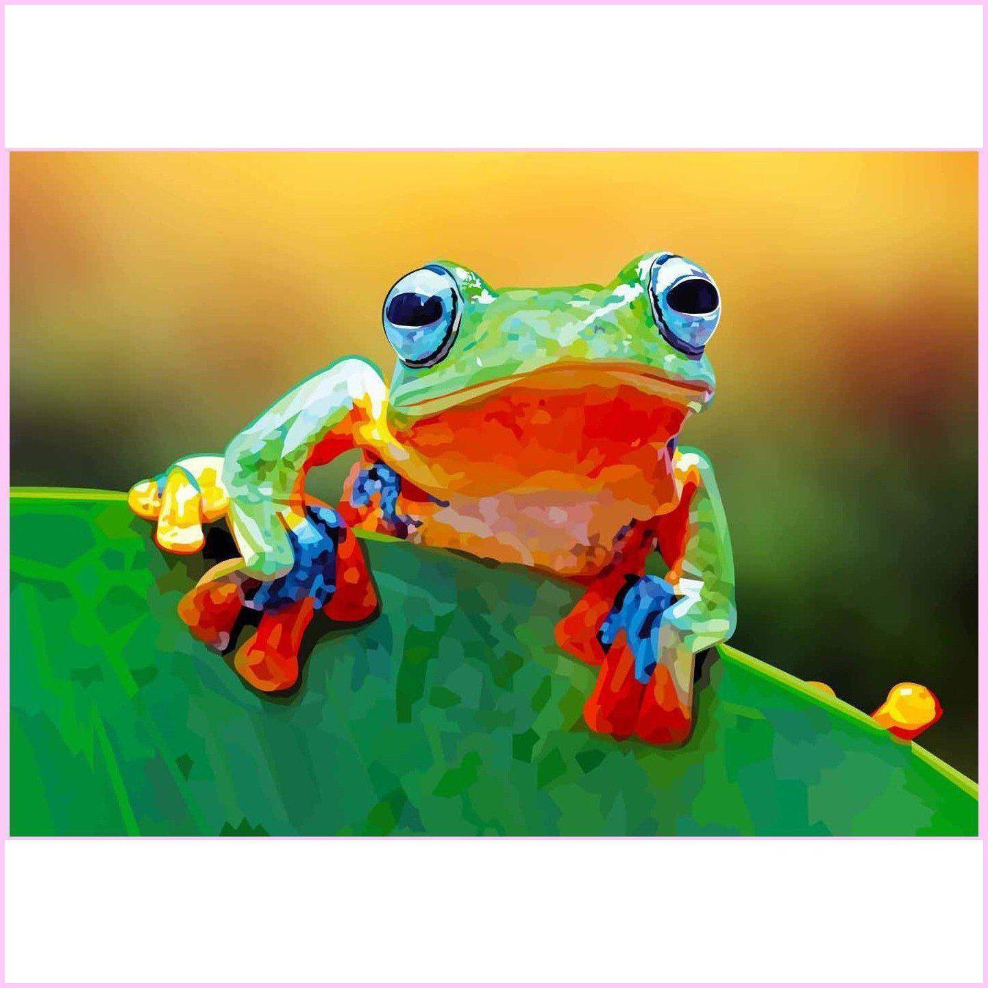 Hanging Tree Frog-Diamond Painting Kit-Heartful Diamonds
