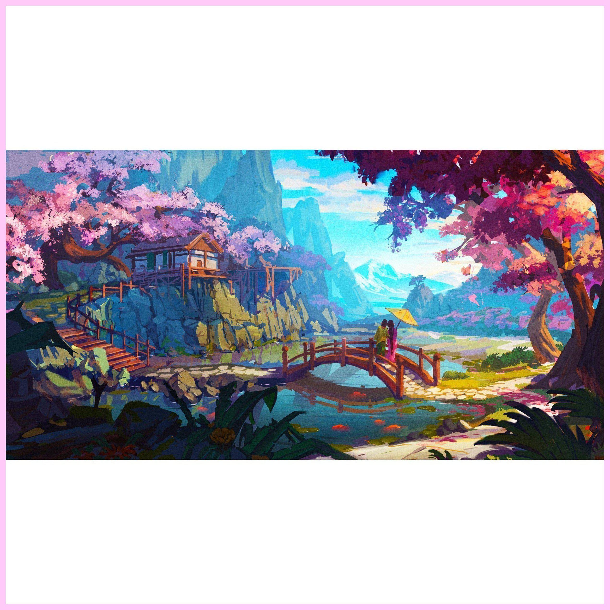 Hidden Sanctuary-Diamond Painting Kit-Heartful Diamonds