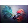 Two Fighting Fish-Diamond Painting Kit-Heartful Diamonds