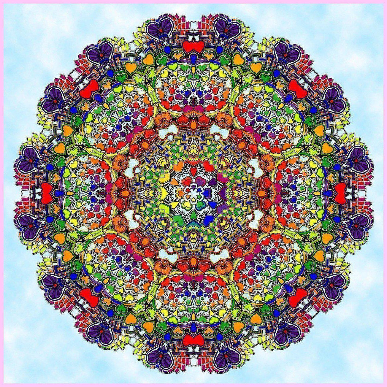 Heartful Mandala-Diamond Painting Kit-Heartful Diamonds