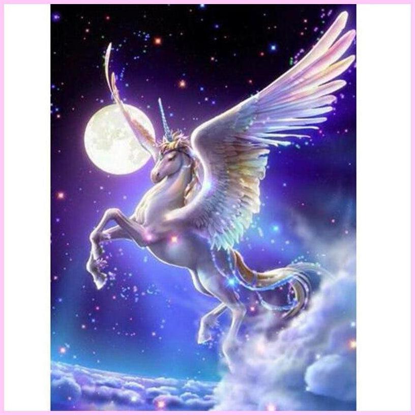 Cosmic Unicorn-Diamond Painting Kit-Heartful Diamonds