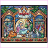 Nativity Scene - Stained Glass Edition-Diamond Painting Kit-Heartful Diamonds