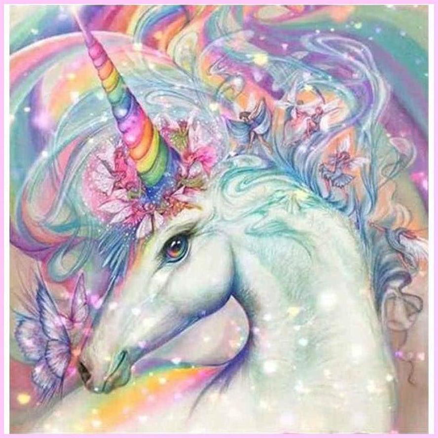 Pastel Unicorn-Diamond Painting Kit-Heartful Diamonds